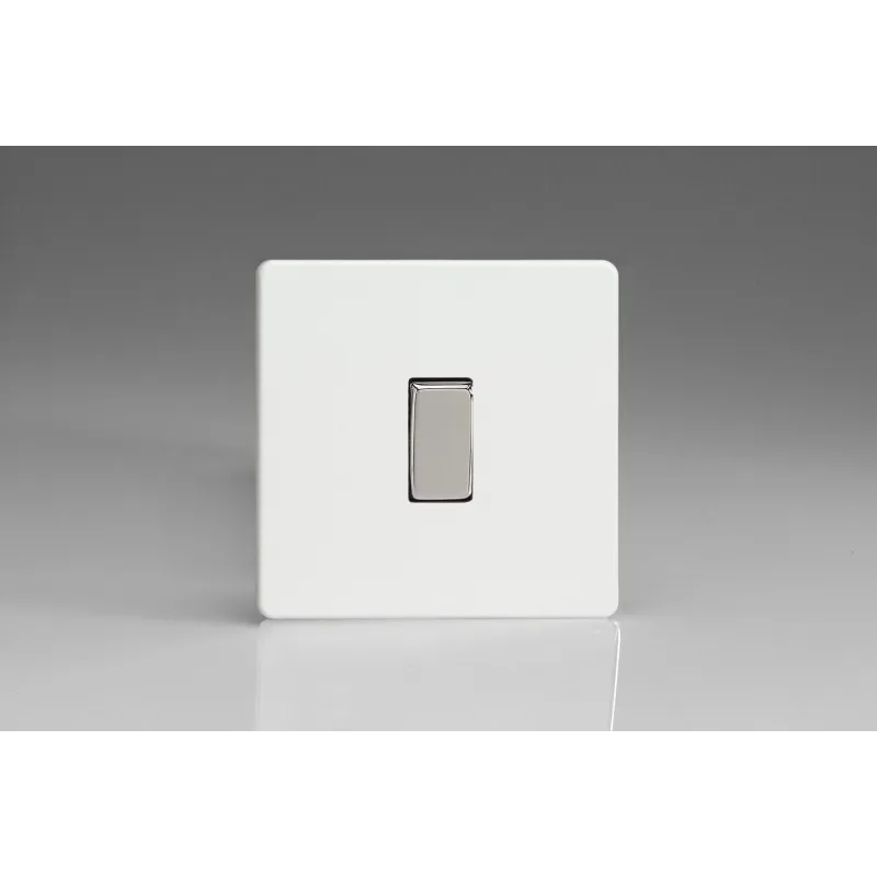 Interrupteur design haut de gamme Rocker Switch finition Blanc Mat