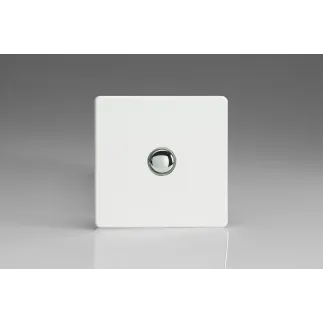 Interrupteur design haut de gamme Push Switch finition blanc mat