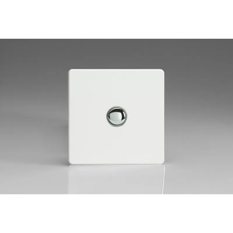 Interrupteur design haut de gamme Push Switch finition blanc mat