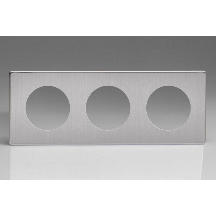 Plaque Composable Triple Acier Brossé