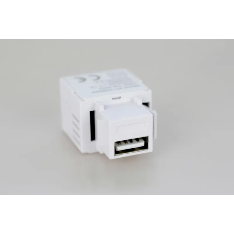 Module USB 2.1A Blanc