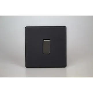 Interrupteur Design V&V Rocker Switch Noir Mat