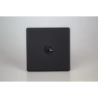 Interrupteur Design V&V Toggle Switch Noir Mat