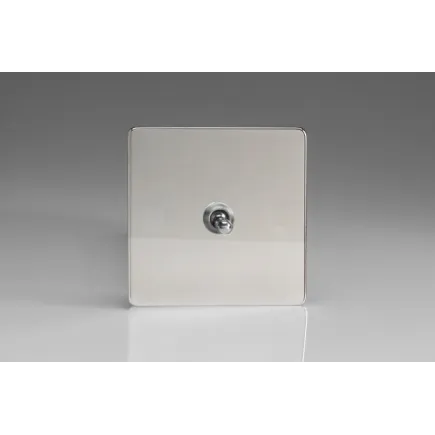 Interrupteur Design Va et Vient à Levier "Toggle Switch" (goutte d'eau) Chrome Miroir