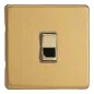 Bouton Poussoir Design Rocker Switch Laiton Brossé Bouton Poussoir Design Rocker Switch Laiton Brossé